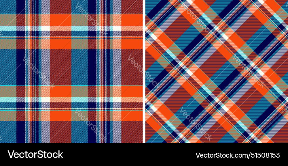 Pattern check background of texture tartan Vector Image