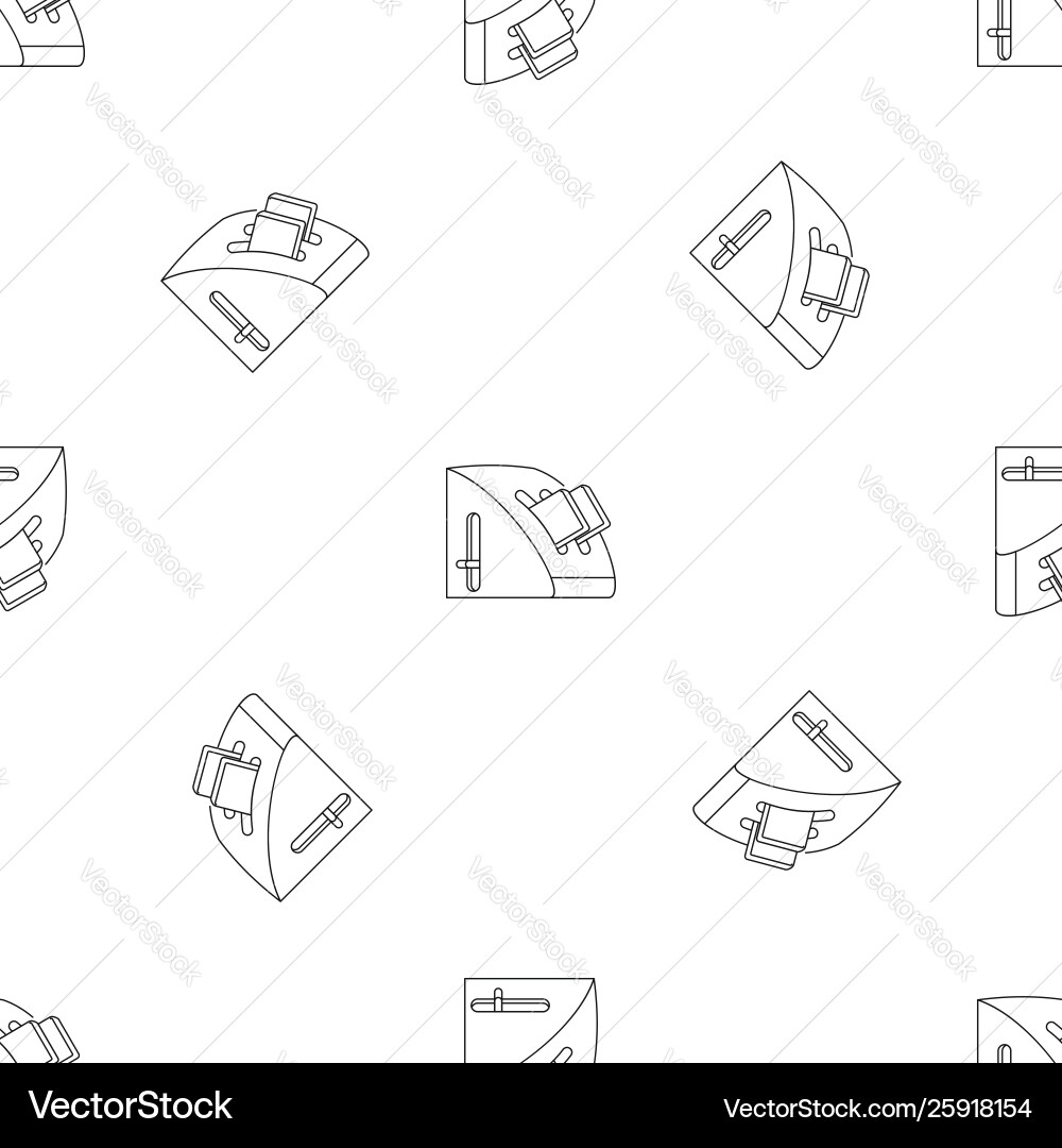 Modern toaster pattern seamless vector image