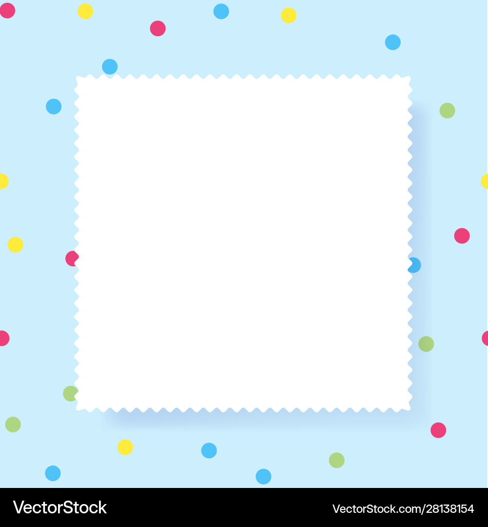 White empty paper rectangle with copy space Vector Image