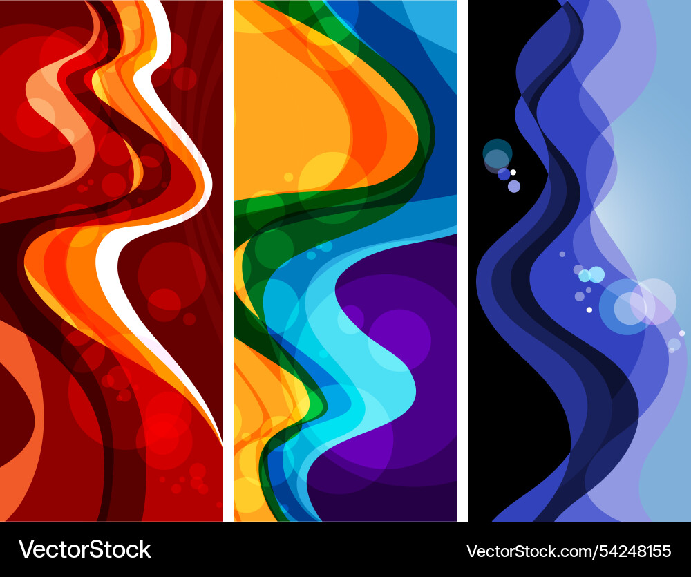 Dynamic Abstract Polygonal Banner Vector Image