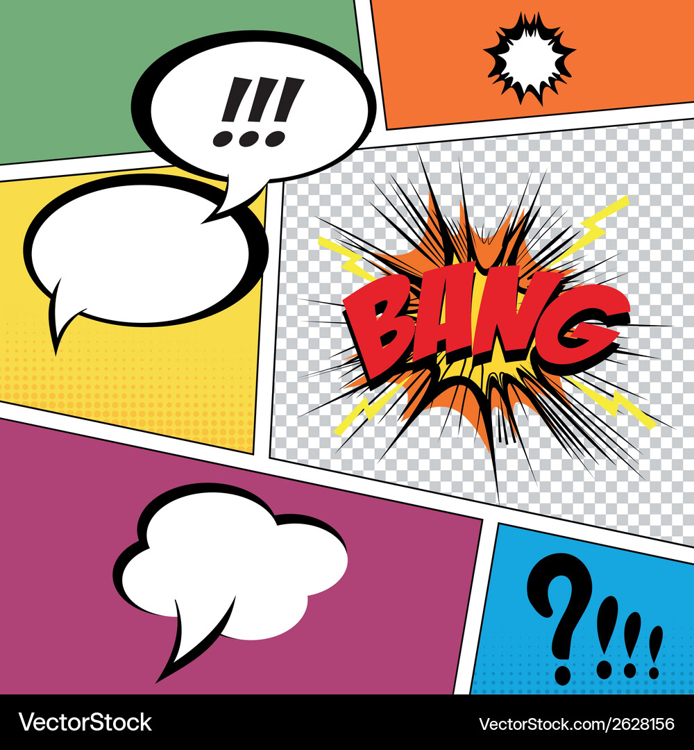 Abstract pop art objects on a special background Vector Image