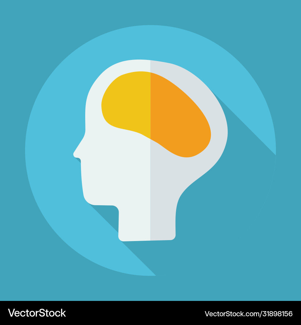 Flat modern design with shadow document a pulse Vector Image