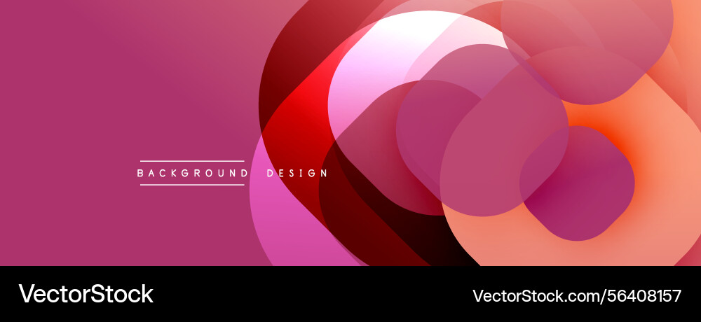 Abstract composition overlapping circles create Abstract composition overlapping circles create vector image
