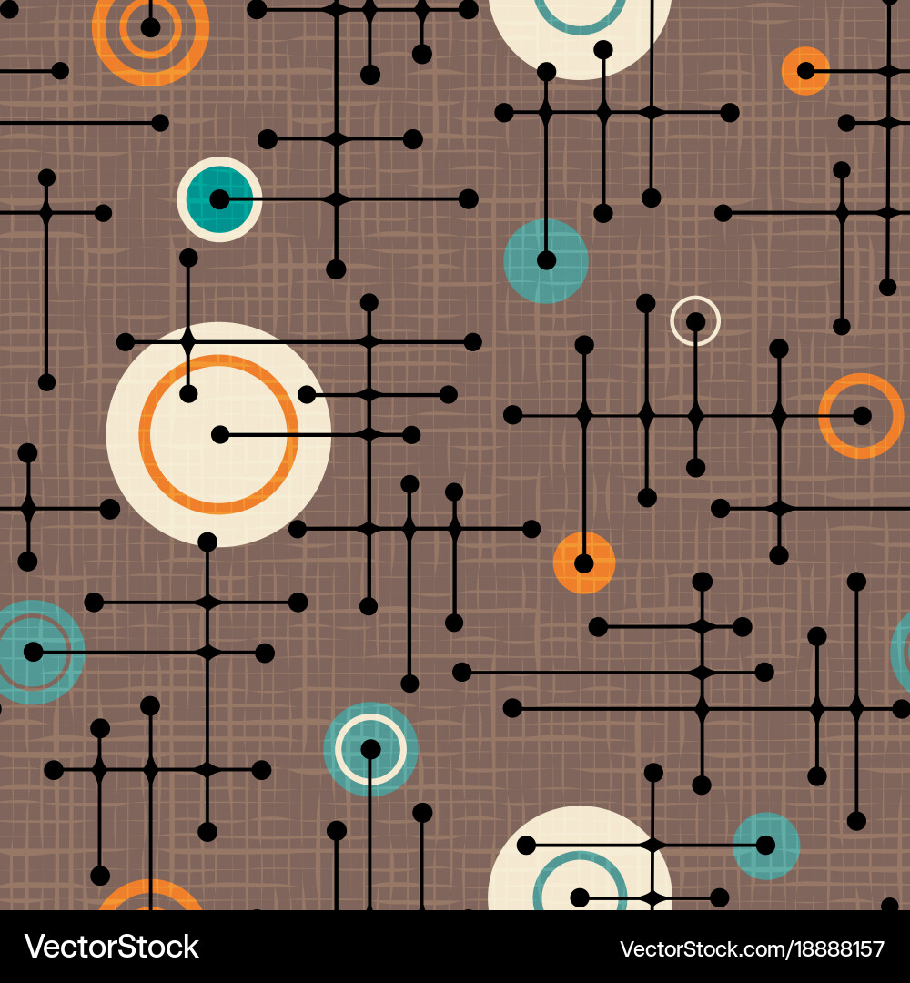 Retro Circuit Pattern vector image