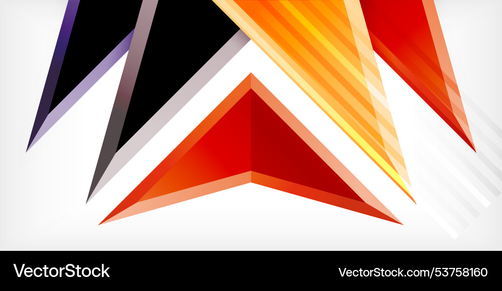 Abstract background color triangles and arrows Abstract background color triangles and arrows vector image