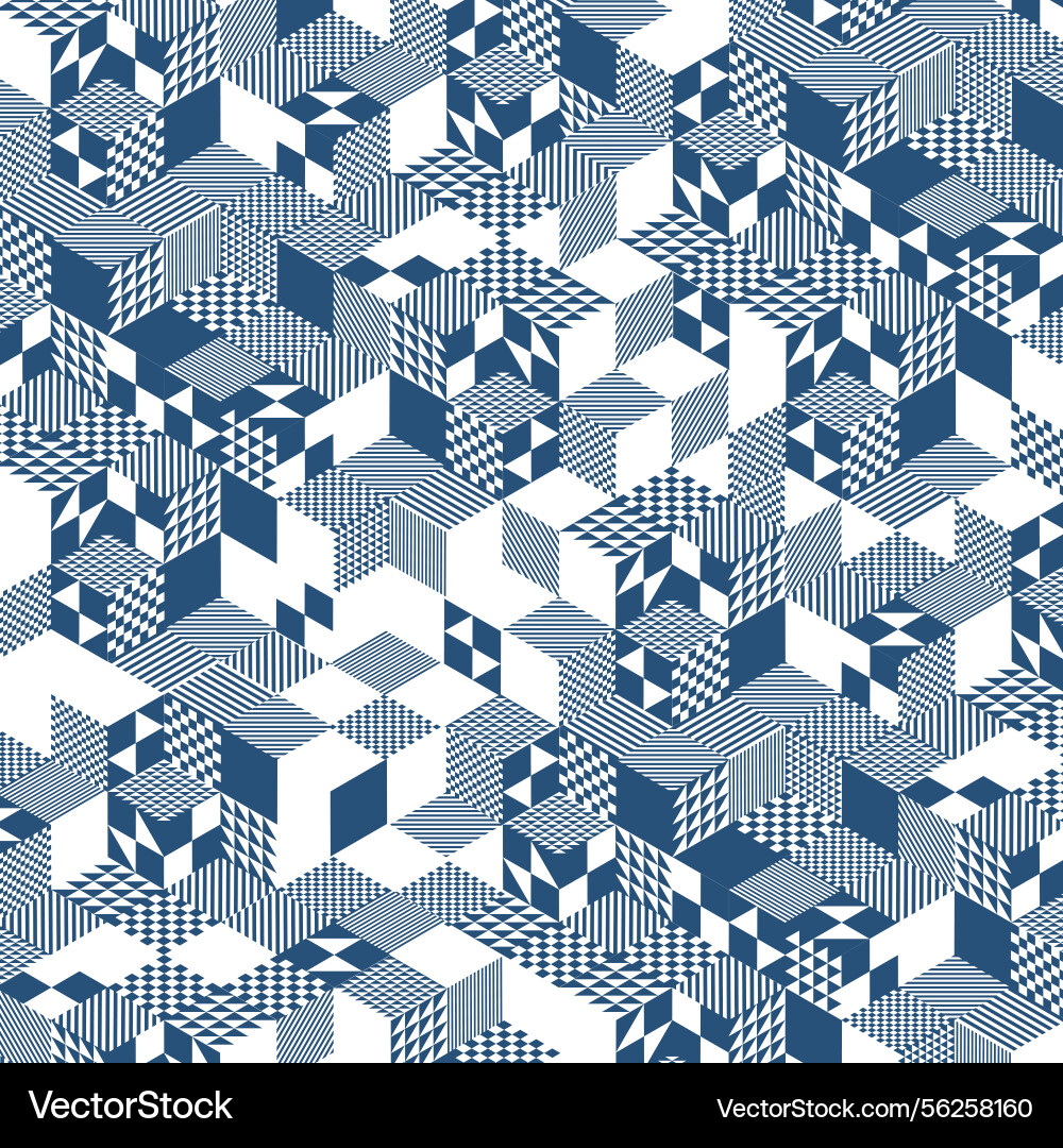Abstract geometric pattern background vector image