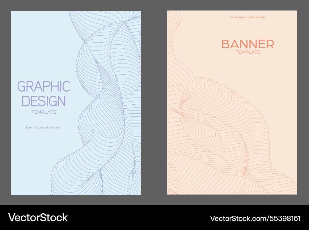 A pattern of wavy lines abstract background A pattern of wavy lines abstract background vector image