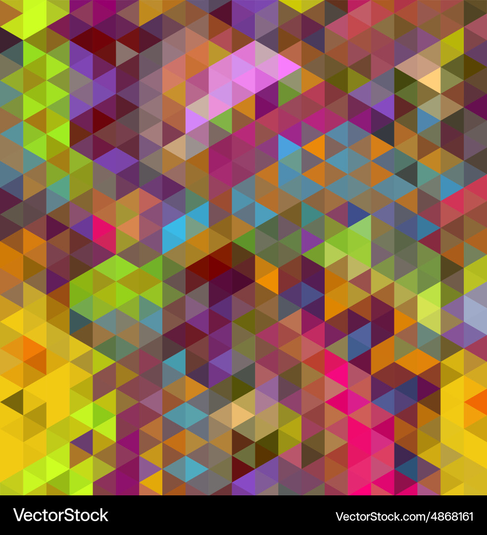 Geometric Triangle Pattern vector image