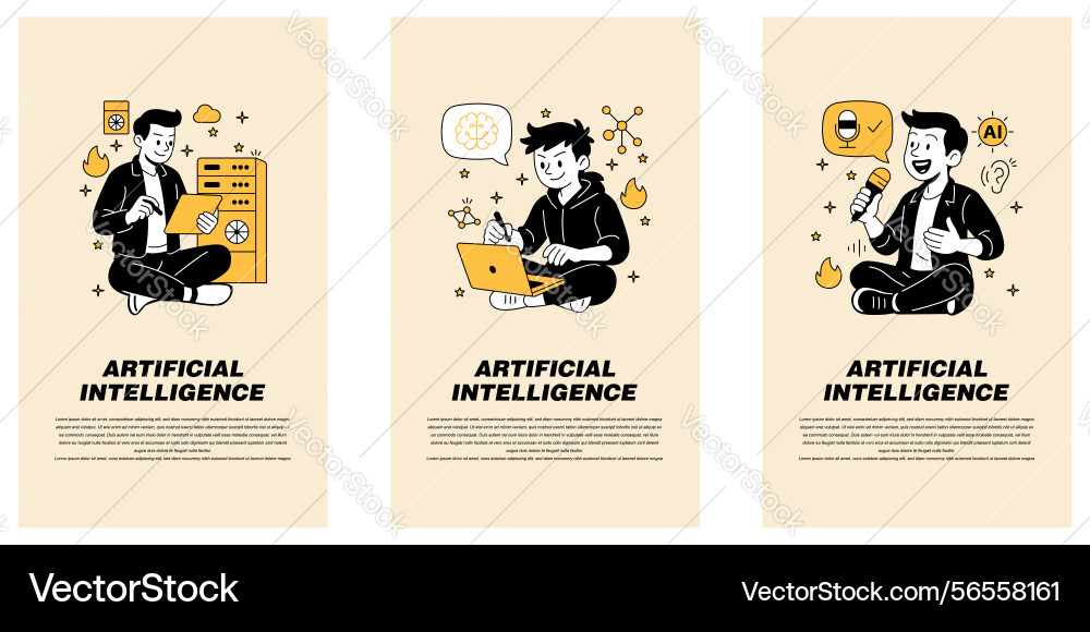 Managing server infrastructure coding machine vector image