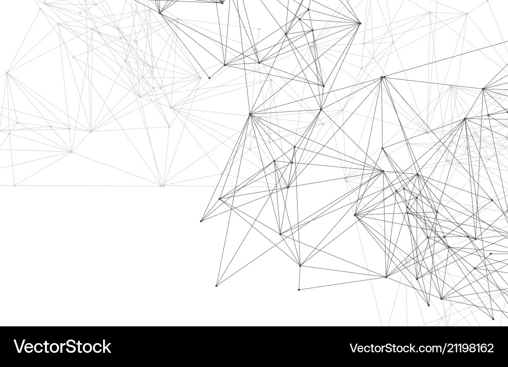 Digital Mesh Abstraction Vector Image