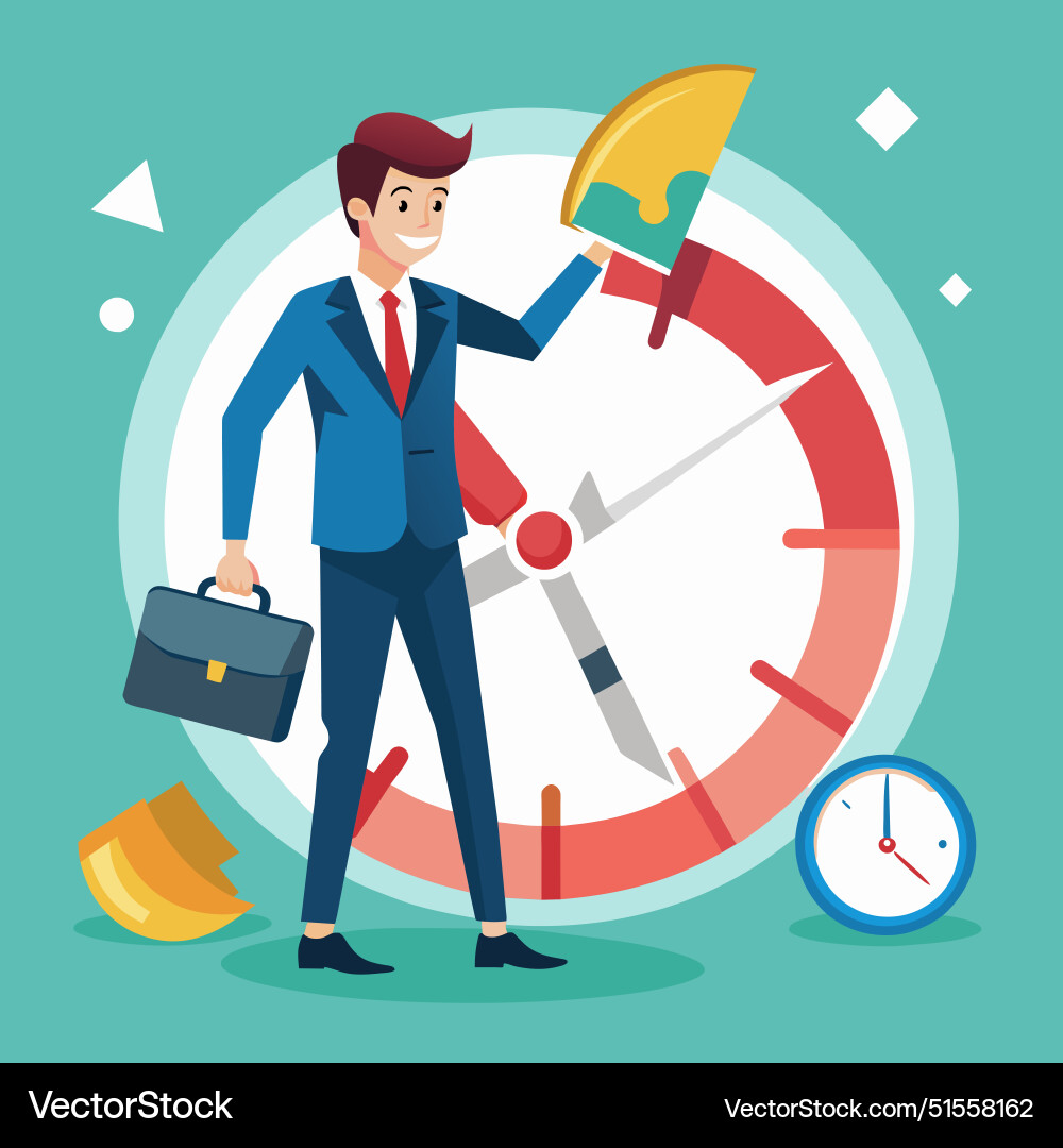 Time or attendance tracking system analyze work Time or attendance tracking system analyze work vector image
