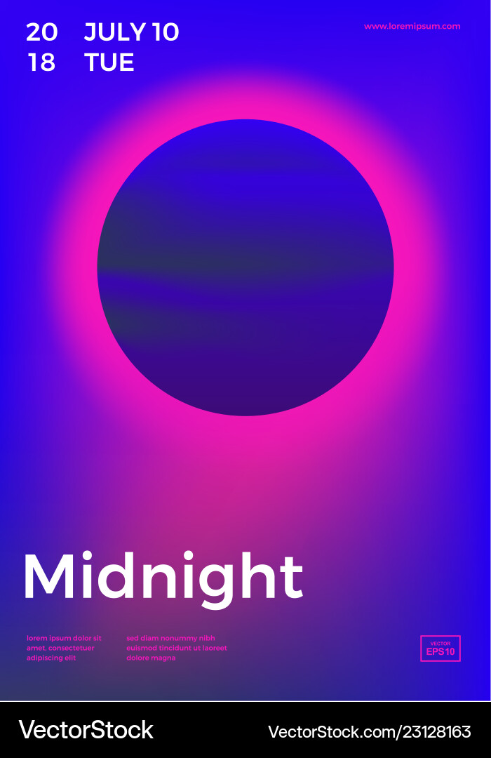 Design template with vibrant gradient shapes Design template with vibrant gradient shapes vector image