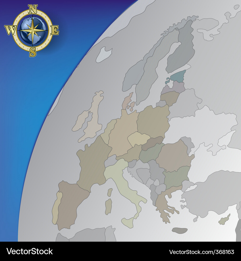 Global Map Overview Vector Image
