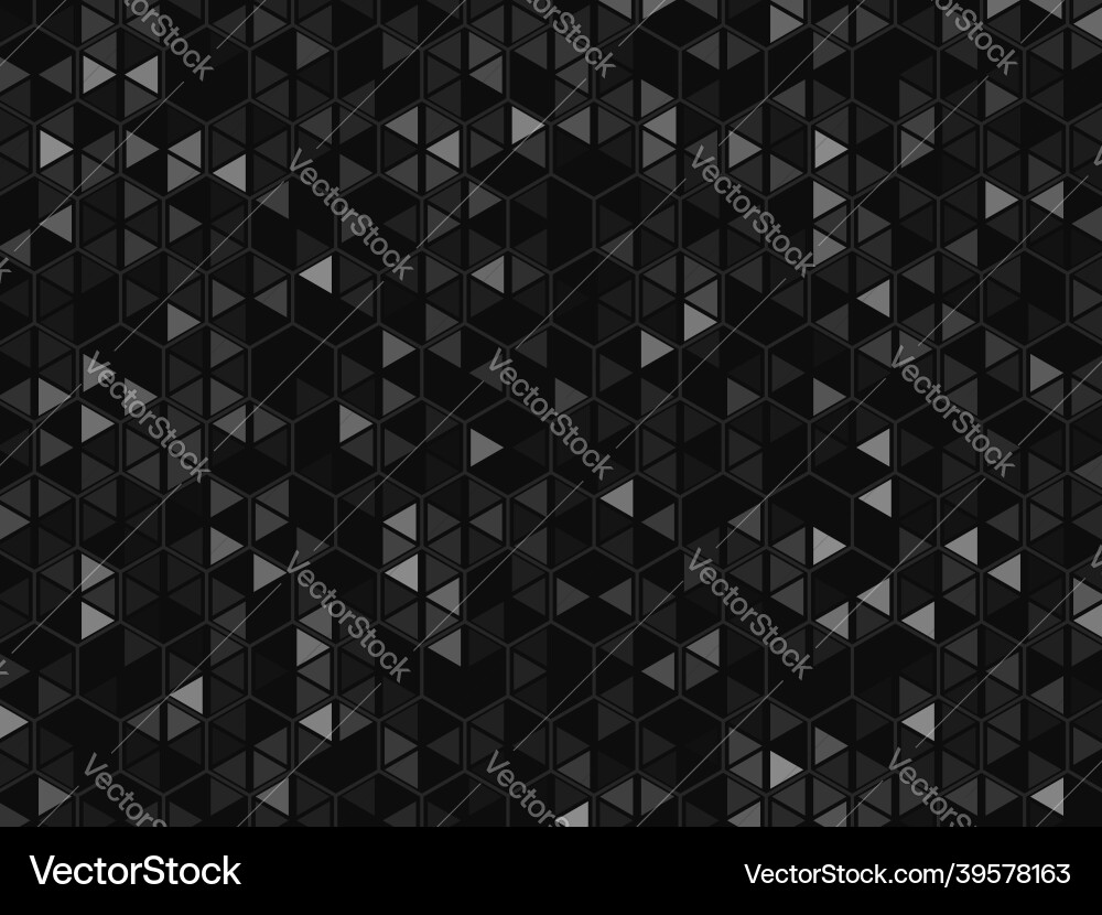 Hexagonal Geometric Pattern vector image