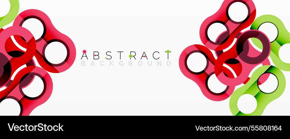 Abstract geometric pattern with interlocking Abstract geometric pattern with interlocking vector image