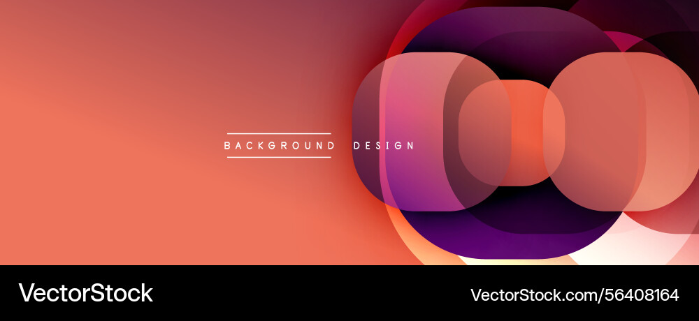 Abstract gradient background overlapping circles Abstract gradient background overlapping circles vector image