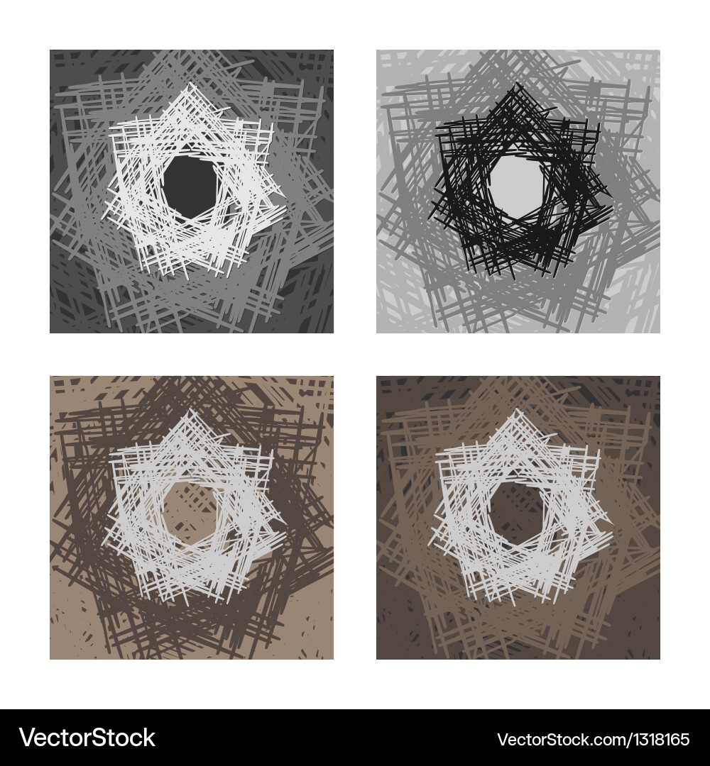 Abstract background set vector image