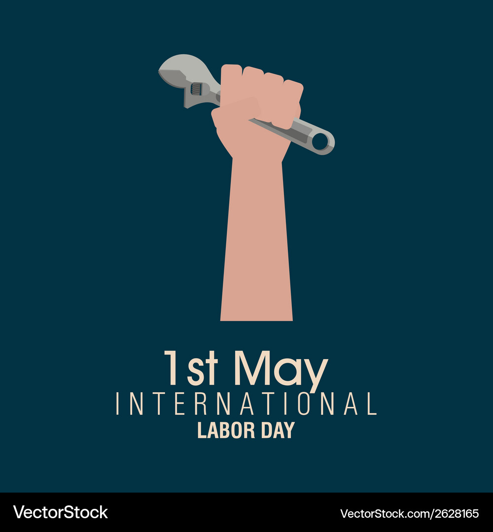 Abstract labor day background with special objects Vector Image