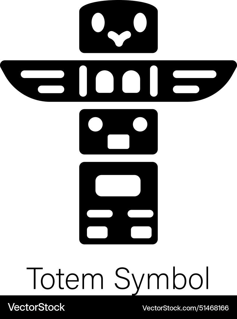 Totem symbol Royalty Free Vector Image - VectorStock