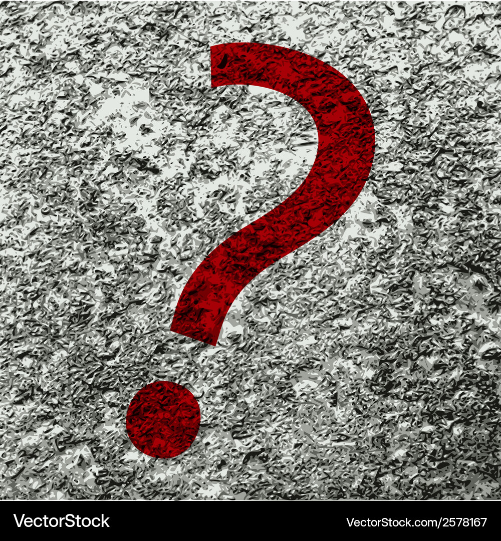 Question mark flat modern web button and space Vector Image