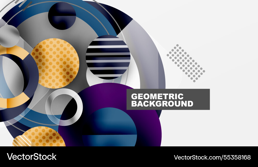 Abstract circle design with overlapping Abstract circle design with overlapping Vector Image