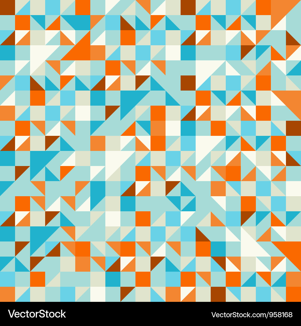 Geometric Triangle Pattern vector image