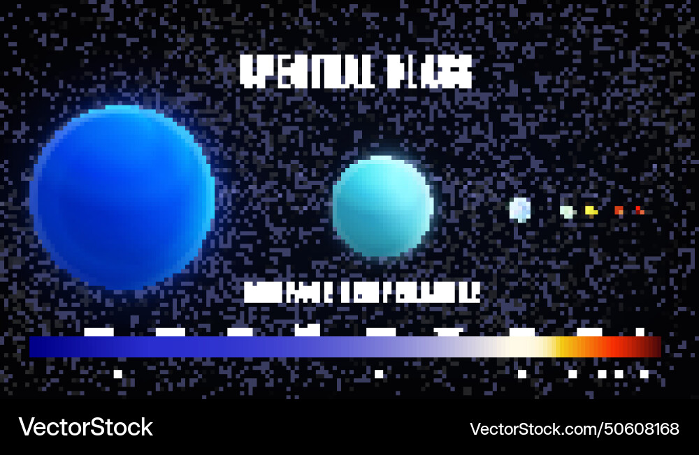 Star life cycle realistic composition Royalty Free Vector