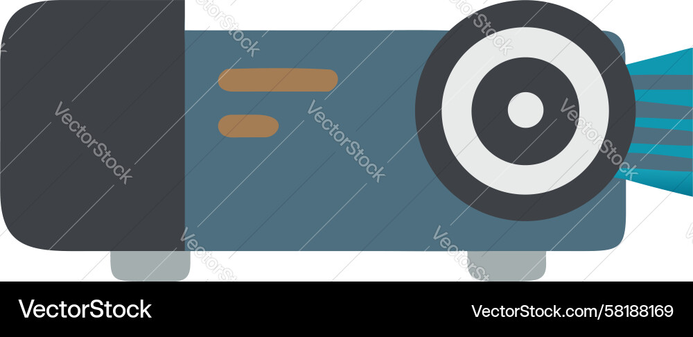 Digital Projector Display Vector Image