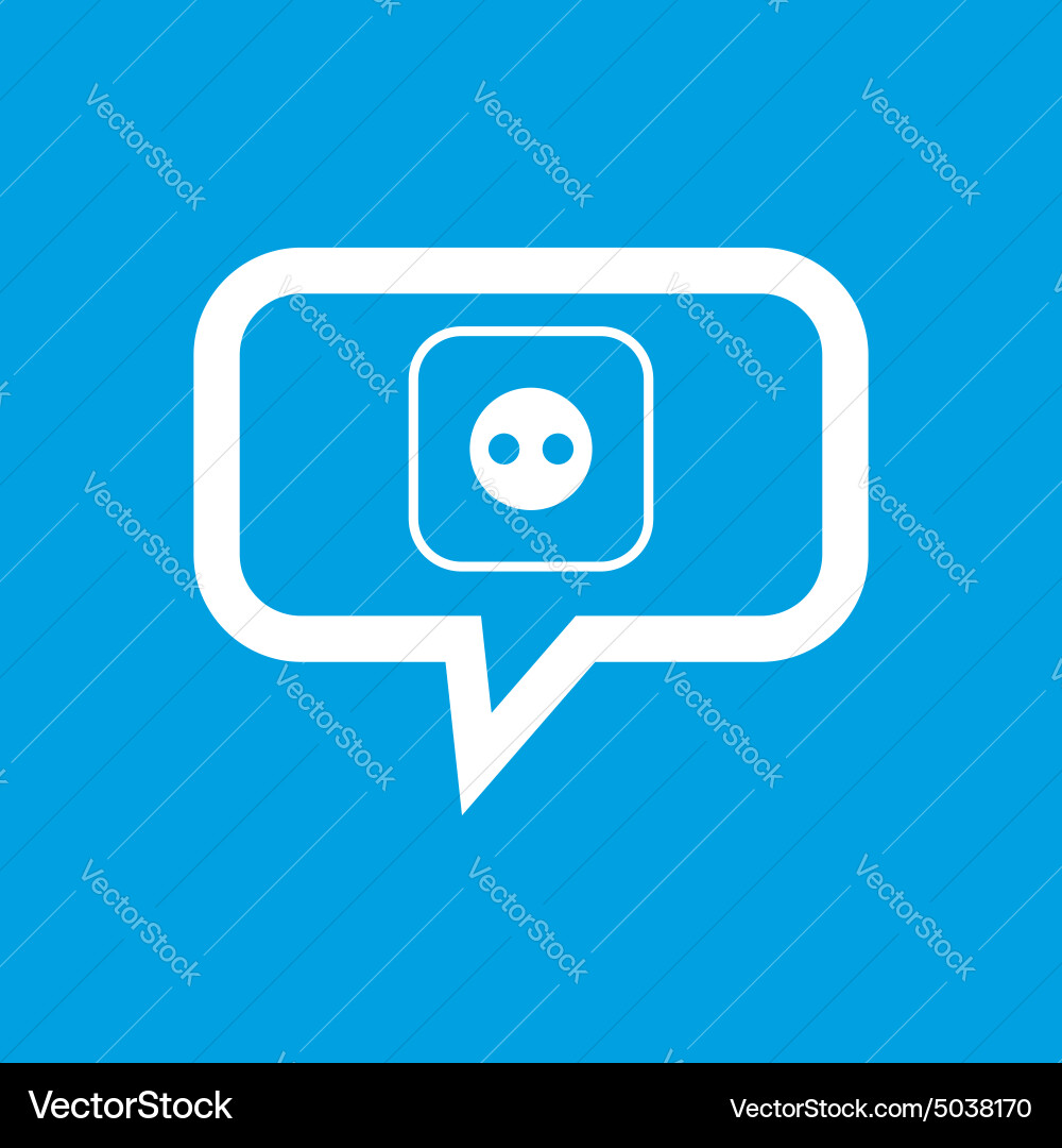 Socket message icon Vector Image