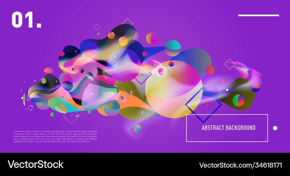Colorful abstract fluid gradient pattern Colorful abstract fluid gradient pattern vector image