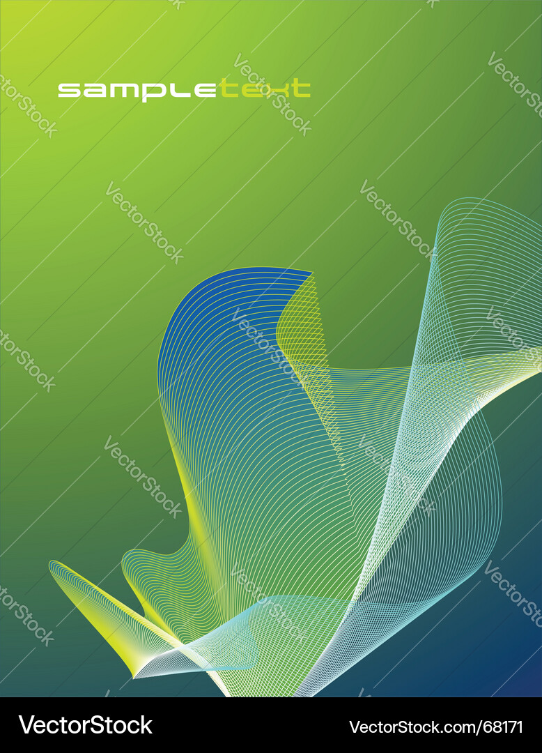 Dynamic Swirl Background Vector Image