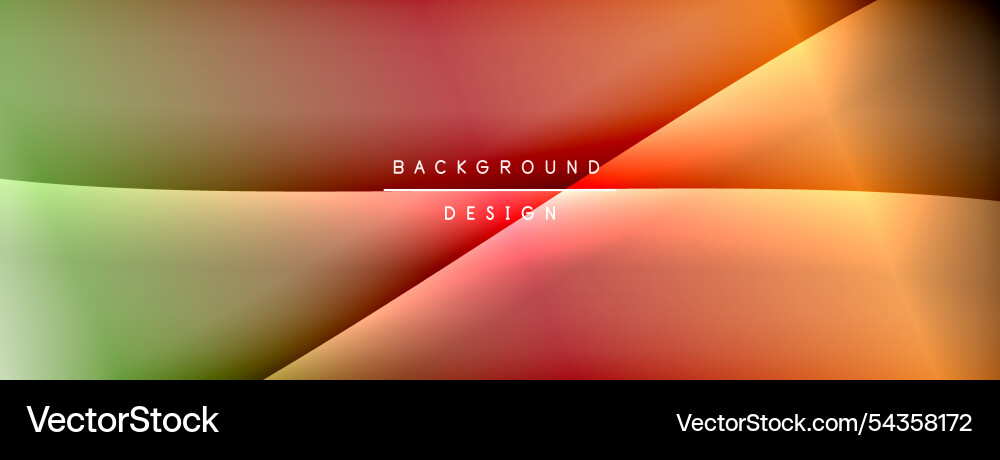 Bright rainbow style color gradient with curve Bright rainbow style color gradient with curve Vector Image