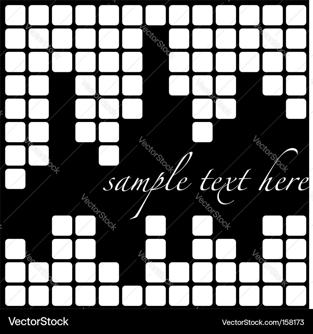 Geometric Square Pattern Vector Image