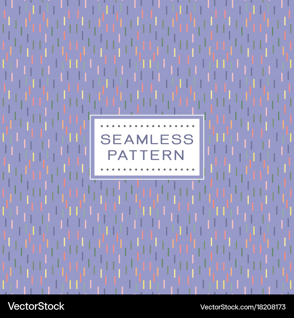 Retro Line Pattern - Geometric Repeat Vector Image