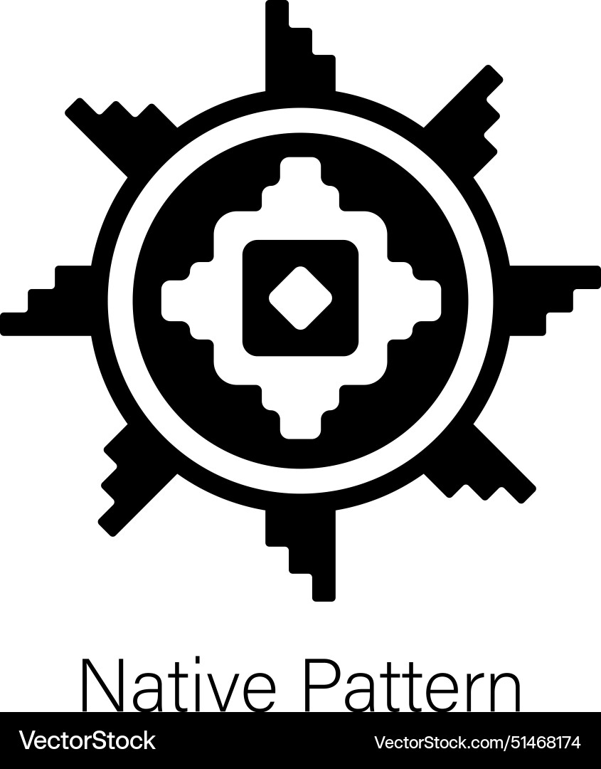 Native pattern Vector Image