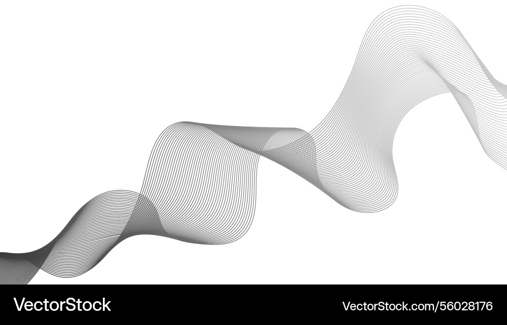 Abstract backdrop with grey wave gradient lines Abstract backdrop with grey wave gradient lines vector image