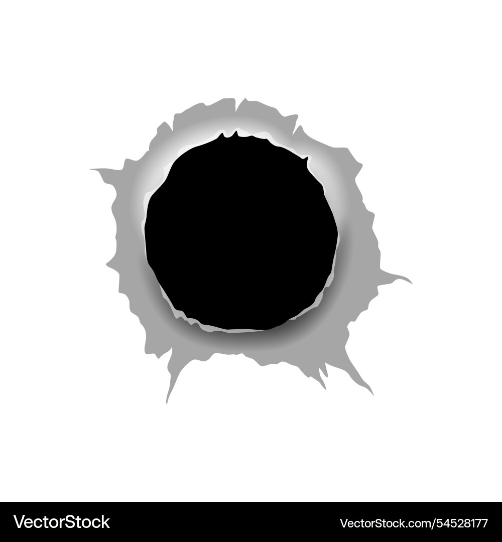 Bullet hole design for your projects Bullet hole design for your projects Vector Image