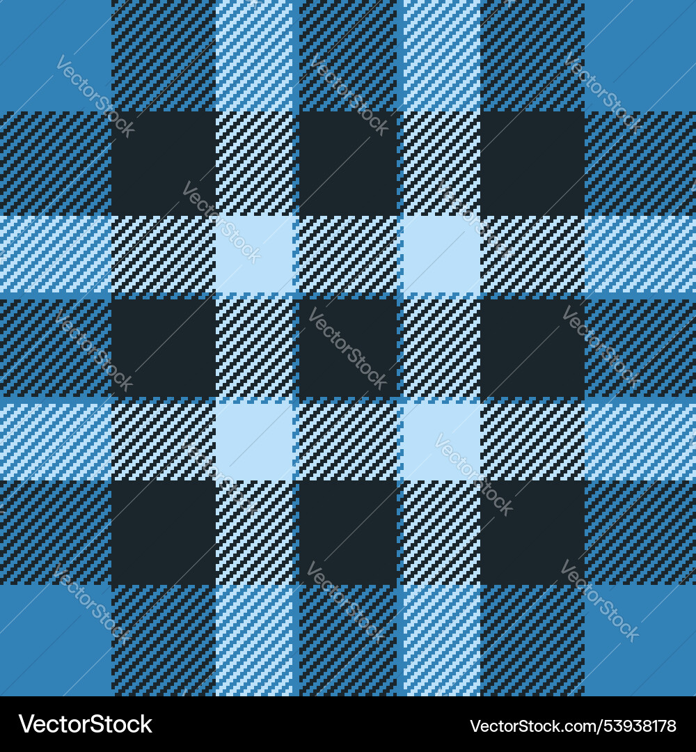 Textile design of textured plaid checkered fabric Textile design of textured plaid checkered fabric vector image