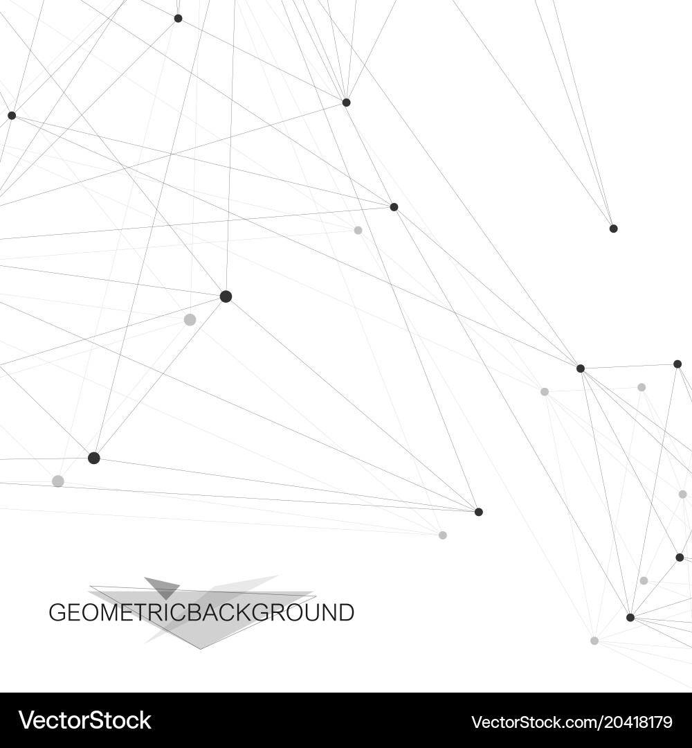 Global network connection and big data Vector Image