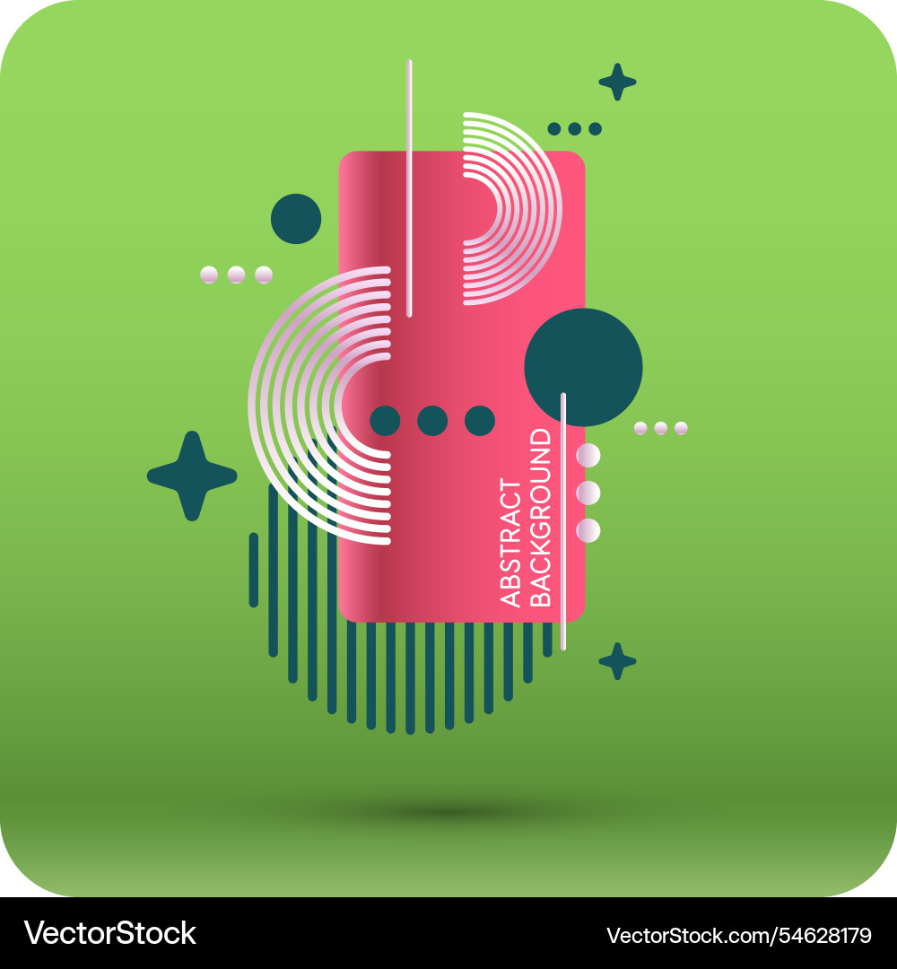 Modern backgrounds with abstract elements Vector Image