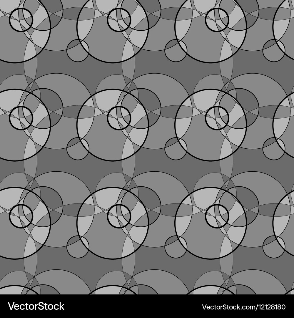 Seamless pattern made of circle background Vector Image