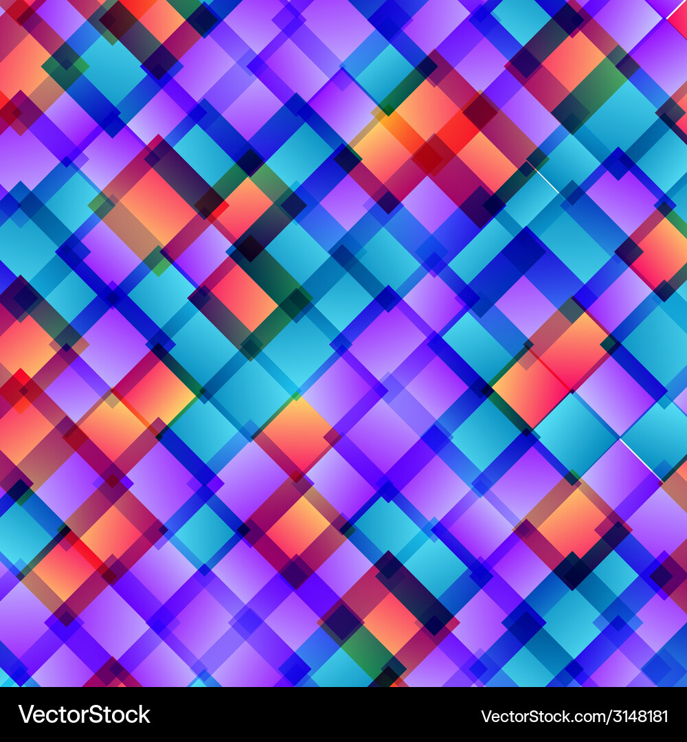 Abstract background of squares Vector Image