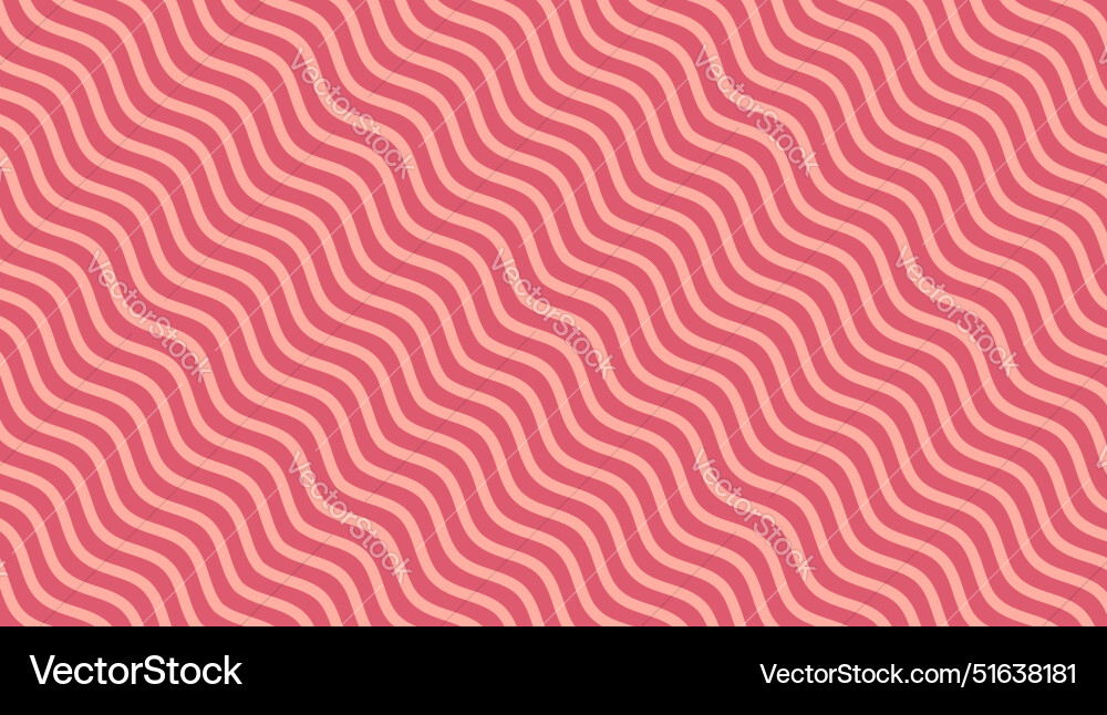 Diagonal wave lines colorful pattern background vector image