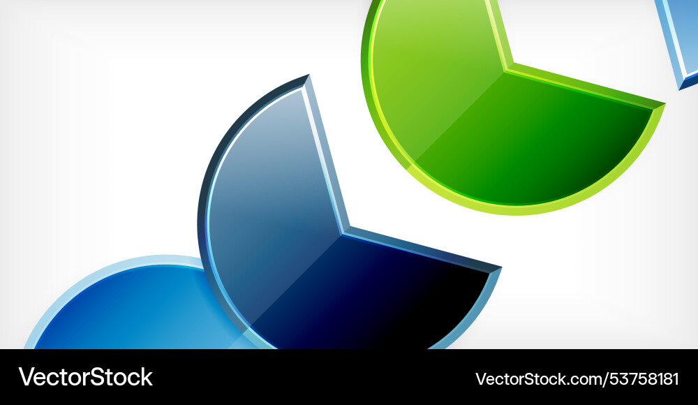 Trendy round shapes with triangular angle design Trendy round shapes with triangular angle design Vector Image