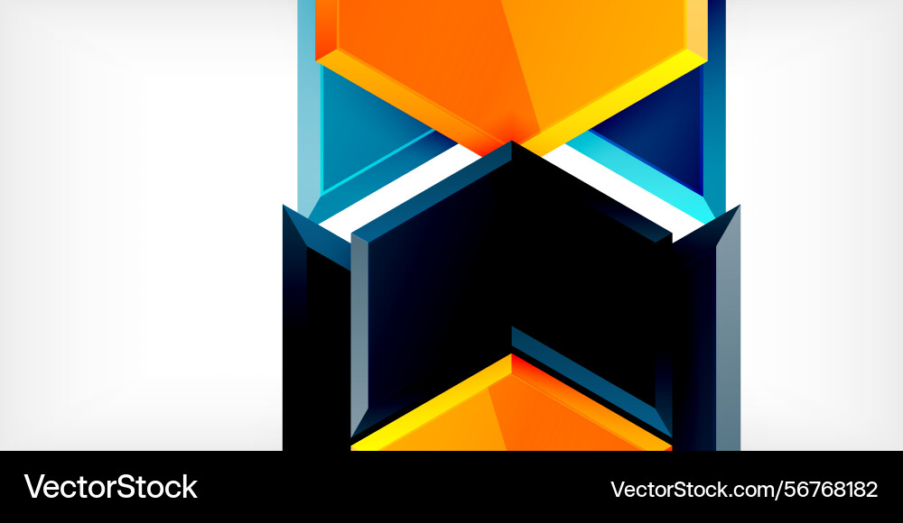 Abstract geometric design intersecting shapes Abstract geometric design intersecting shapes vector image