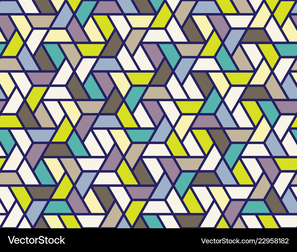 Geometric grid seamless pattern Geometric grid seamless pattern vector image