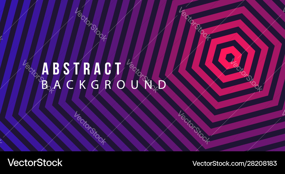 Abstract hexagon shape background vector image