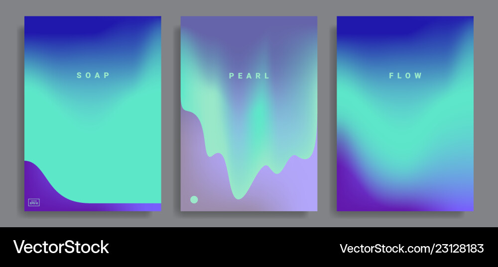 Design templates with vibrant gradient shapes Design templates with vibrant gradient shapes vector image
