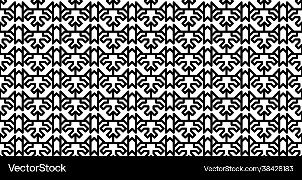 Seamless pattern repeating design vector image