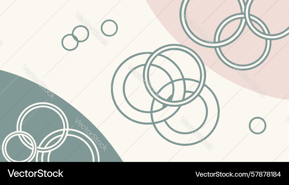 Organic abstract pattern of overlapping fluid Vector Image